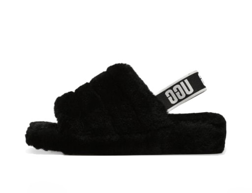 Sneakerek és cipők UGG Fluff Yeah Fekete | 1095119-BLACK
