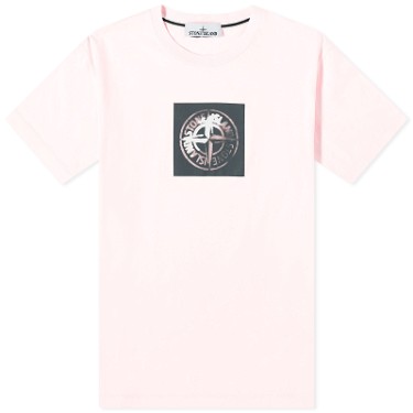 Póló Stone Island Institutional One Badge Print T-Shirt Rózsaszín | 80152NS83-V0080, 0