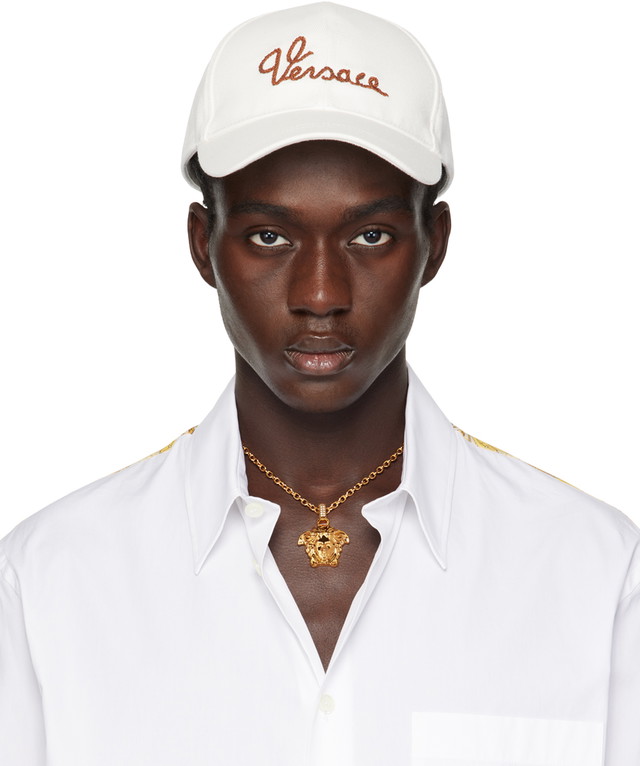 Kupakok Versace Logo Cap Fehér | 1012693_1A09935