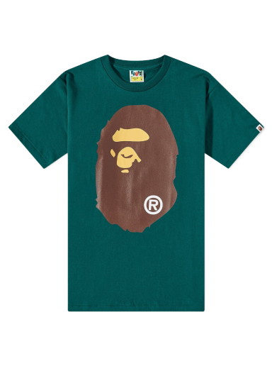 Póló BAPE Classic Big Ape Head T-Shirt Green Zöld | 001TEJ301003M-GRN