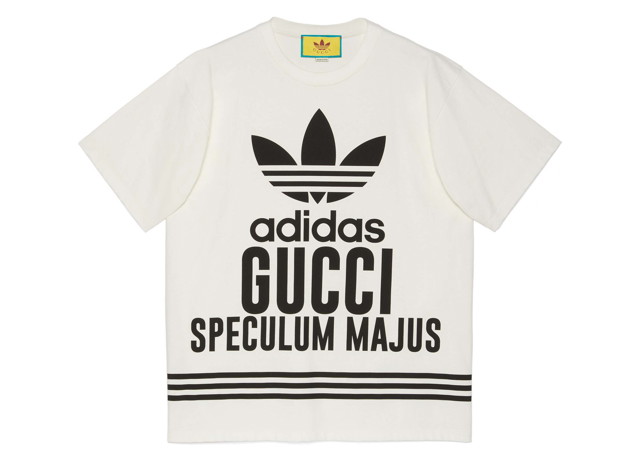 Póló Gucci adidas x T-Shirt White Fehér | 616036XJEW19095