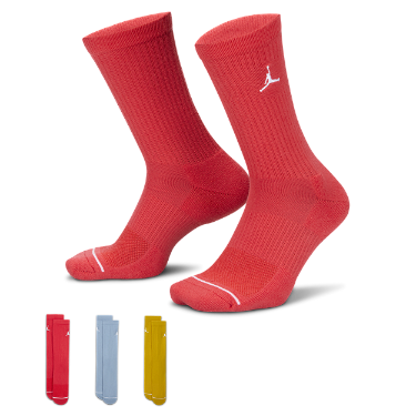 Zoknik és harisnyanadrágok Jordan Everyday Crew Socks (3 pairs) 
Piros | DX9632-917, 1