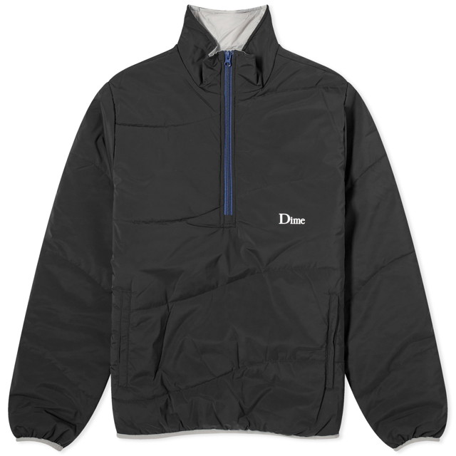 Dzsekik Dime Trail Half Zip Jacket Fekete | DIMESP242BLK