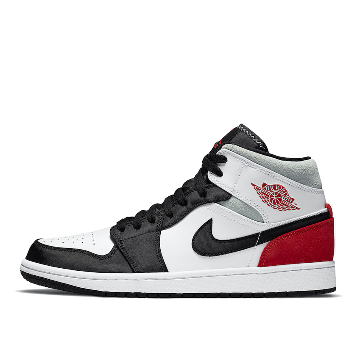 Sneakerek és cipők Jordan Air Jordan 1 Mid SE "Red Black Toe" Fehér | 852542-100, 1
