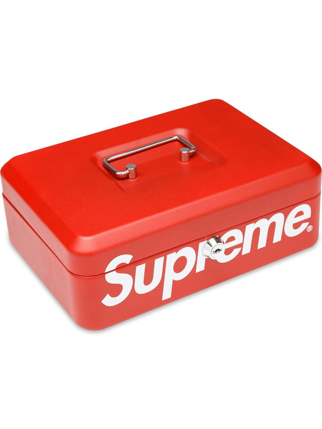 Kütyük Supreme Logo-print Lock Box 
Piros | SU223616833527