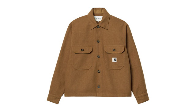 Dzsekik Carhartt WIP W Wiston Shirt Jac Hamilton Brown Barna | I030813_HZ_XX