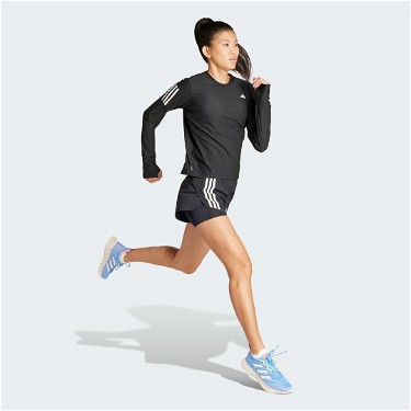 Póló adidas Performance Own The Run Long Sleeve T-shirt Fekete | IN1568, 3