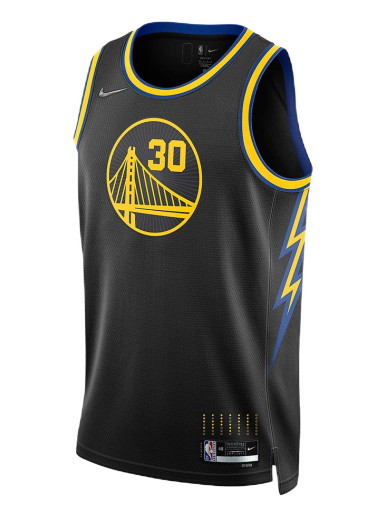 Sportmezek Nike NBA Golden State Warriors 2021/22 Stephen Curry City Edition Mixtape Swingman Jersey Black Fekete | DB4027-010