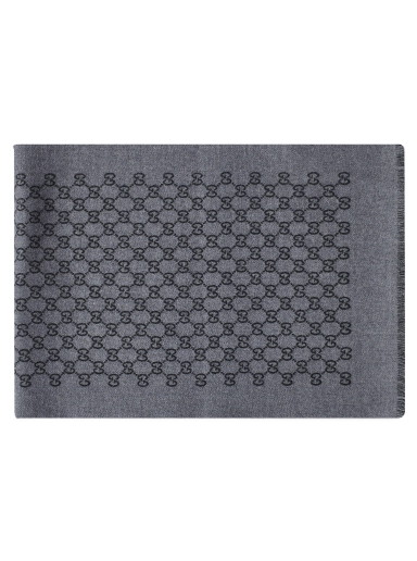 Sálak és kendők Gucci GG Jaquard Scarf Anthracite Szürke | 391246-4G200-1160