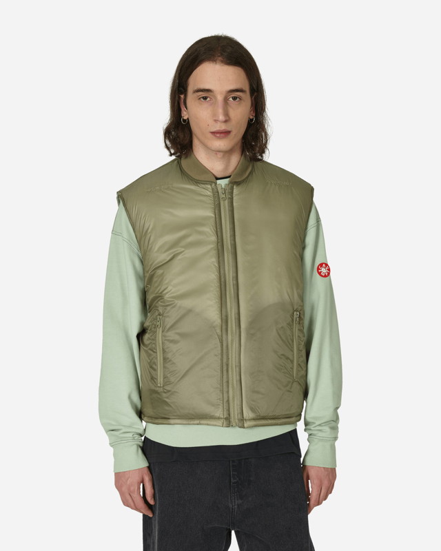 Mellények Cav Empt Warm Puff Vest Zöld | CES24JK24 001