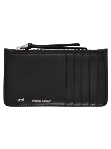 Pénztárca AMI Zipped Card Holder Fekete | USL103.801