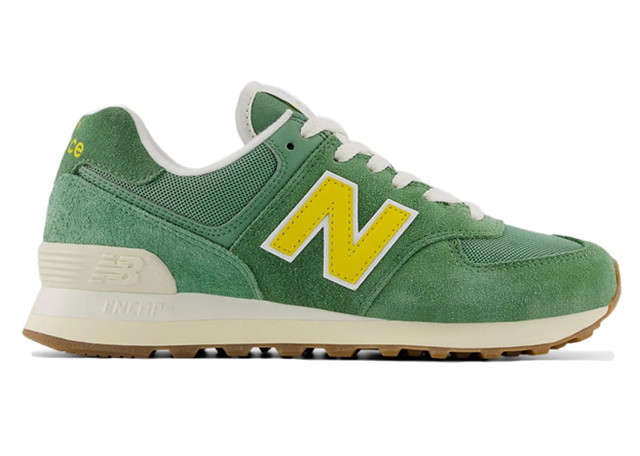 Sneakerek és cipők New Balance 574 Mallard Green Yellow W Zöld | WL574GS2