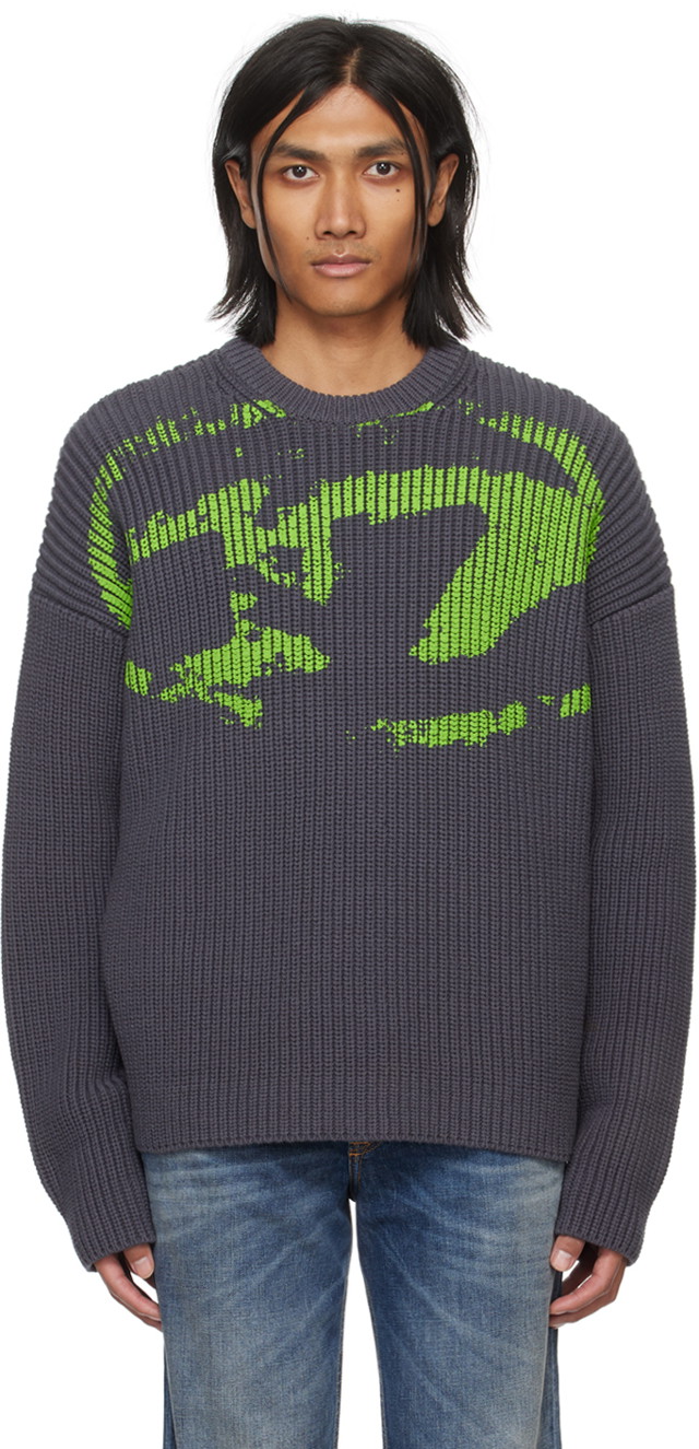 Pulóver Diesel K-Notus Sweater Szürke | A13171-0KIAS-9BX