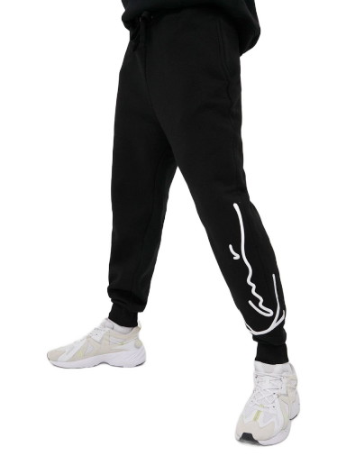 Sweatpants Karl Kani Signature Retro Sweatpants Fekete | KKMQ12007