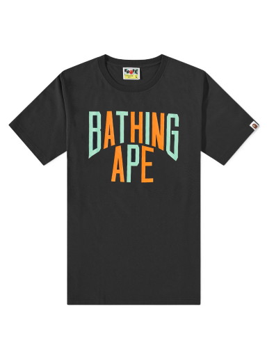 Póló BAPE Colours Nyc Logo T-Shirt Black Fekete | 001TEJ301020M-BLK