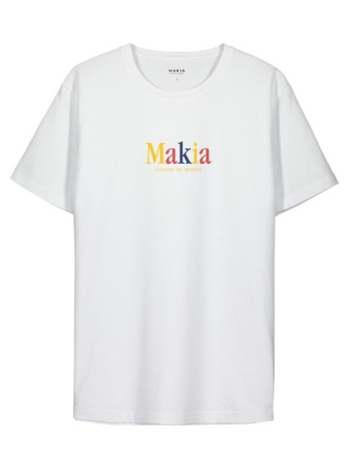 Póló Makia Strait T-Shirt Fehér | M21226_001