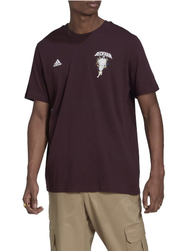 Póló adidas Originals Beckham Football Icon Graphic Burgundia | hg1975