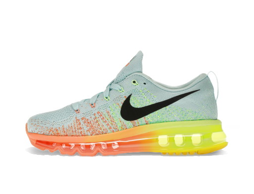 Sneakerek és cipők Nike Flyknit Air Max Glacier Ice Atomic Orange W Türkizkék | 620659-408