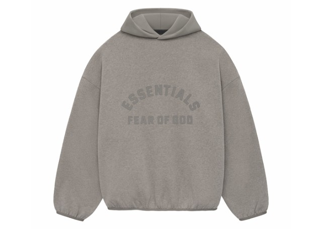 Sweatshirt Fear of God Core Collection Nylon Fleece Hoodie Heather Grey/Dust Szürke | 202SU244311F