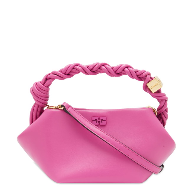 Kézitáskák GANNI Bou Bag Mini Shocking Pink Rózsaszín | A5382-483