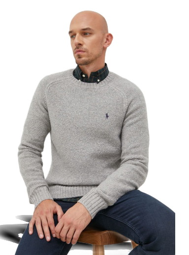 Pulóver Polo by Ralph Lauren Long Sleeve Pullover Sweater Szürke | 710878350001
