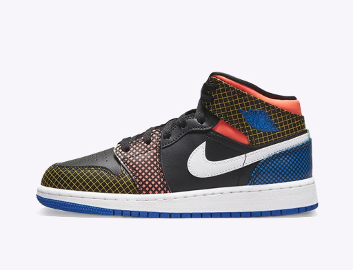 Sneakerek és cipők Jordan Air Jordan 1 Mid "Multi Grid" GS Többszínű | DC4092-001