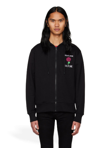 Jeans Couture Rose Zip-Up Hoodie