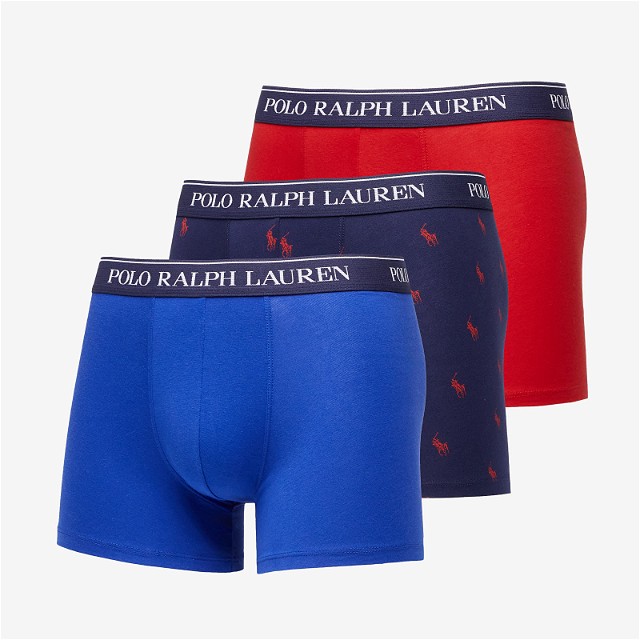 Boxerek Polo by Ralph Lauren Boxer Brief 3-Pack Multicolor Többszínű | 714830300055