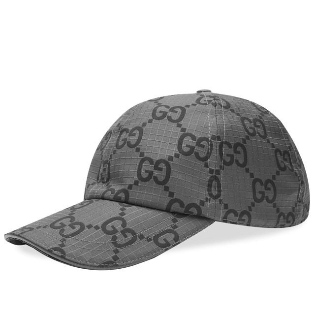 Kupakok Gucci GG Ripstop Baseball Cap Szürke | 768392-4HA5M-1161