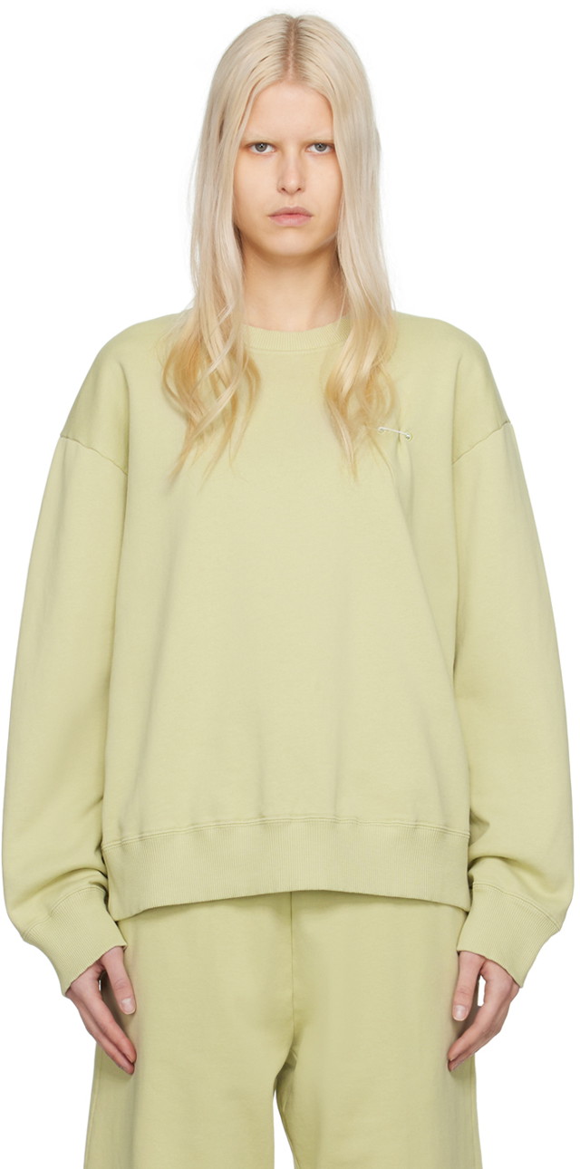 Sweatshirt Maison Margiela MM6 Safety Pin Sweatshirt Zöld | SH0GU0006 S25537