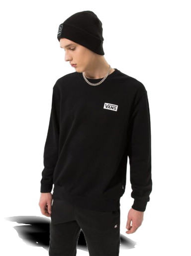 Sweatshirt Vans Foundation Mini Logo Crew Fekete | VN0007FPBLK