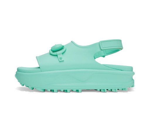 Sneakerek és cipők Gucci Blue Horsebit Platform Sandals Zöld | 742435 JAAC9