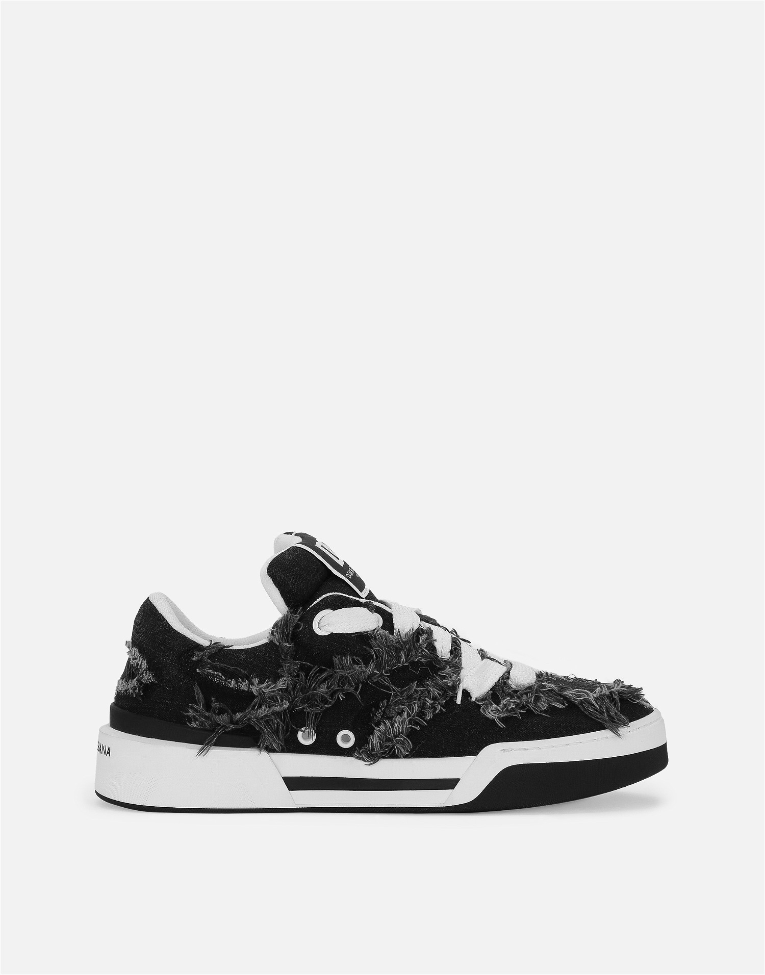 Sneakerek és cipők Dolce & Gabbana Denim New Roma Fekete | CS2211AQ25780999, 0