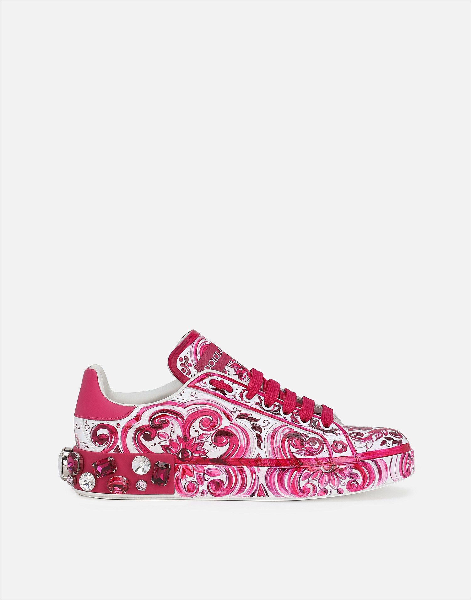 Sneakerek és cipők Dolce & Gabbana Calfskin Portofino Rózsaszín | CK1544AD466HE3OB, 0