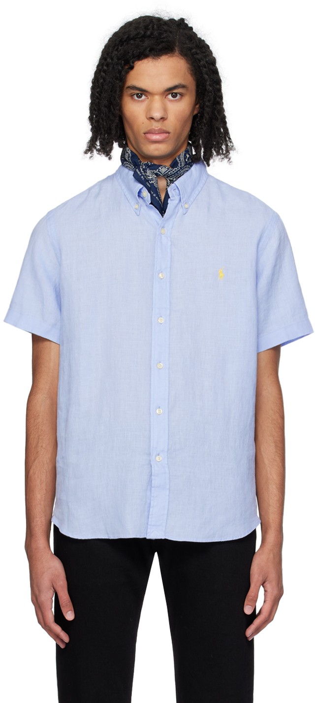 Ing Polo by Ralph Lauren Blue Classic Fit Shirt Kék | 710791757026, 0