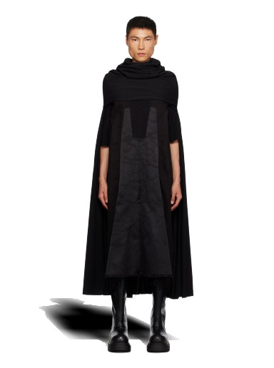 Kabátok Rick Owens Cowl Neck Coat Fekete | RR02C7919 HY