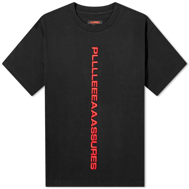 Póló Pleasures Drag Heavyweight Shirt Fekete | P23W034-BLK