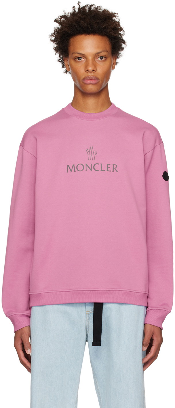 Sweatshirt Moncler Crewneck Sweatshirt Rózsaszín | I10918G00013899WD, 0