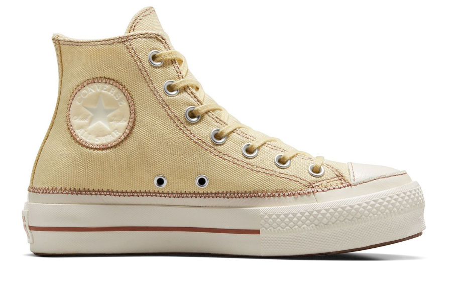 Sneakerek és cipők Converse Chuck Taylor All Star Lift Platform Contrast Stitching Bézs | A04659C, 0
