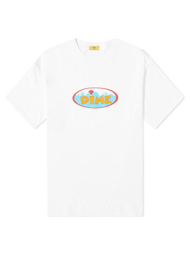 Póló Dime Ville T-Shirt Fehér | DIME23D1F27-WHT