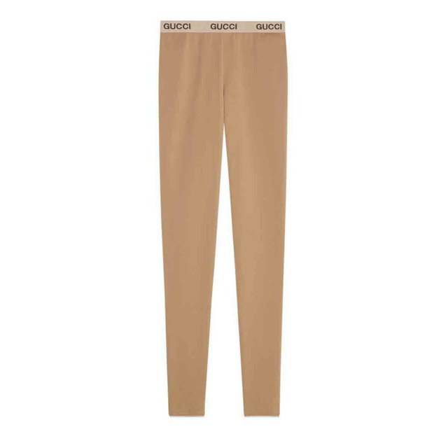 Leggings Gucci The North Face x Leggings Leggings Camel Bézs | 672400 XJDS6 2597