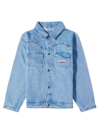 Dzsekik Dime Western Denim Jacket Kék | DIME23D1F3-BLU