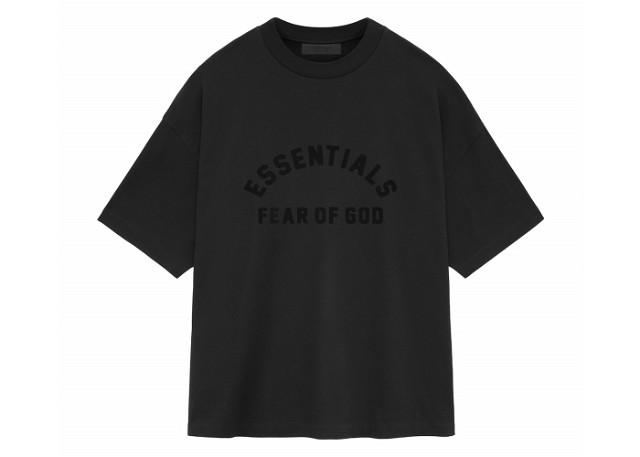 Póló Fear of God Core Collection Heavy S/S Tee Black Fekete | 125SU242000F