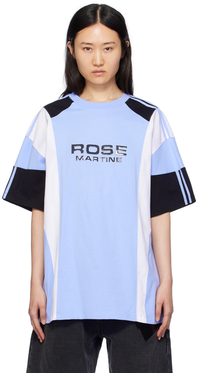 Póló Martine Rose Paneled T-Shirt Kék | CMRSS24-630