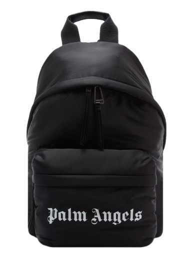 Hátizsákok Palm Angels Logo Backpack Fekete | PMNB012C99FAB0021001