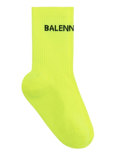 Zoknik és harisnyanadrágok Balenciaga Logo Socks Zöld | 585526479B07260