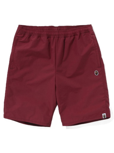 Rövidnadrág BAPE Ape Head Beach Shorts Burgundia | 1J30-153-022