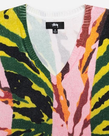 Pulóver Stüssy Printed Sweater Vest Többszínű | 117179-0604, 1