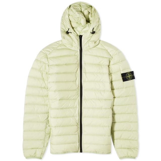 Dzsekik Stone Island Lightweight Hooded Down Jacket Zöld | 801540124-V0051