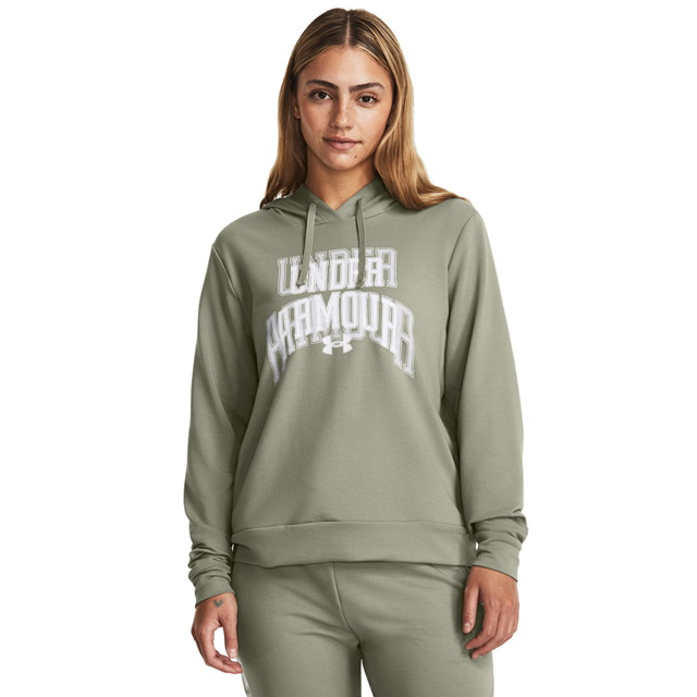 Sweatshirt Under Armour Rival Terry Graphic Grove Green Zöld | 1379610-504